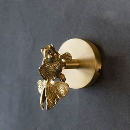 Stylish Animal Wall Hook Rack with Gold Finish