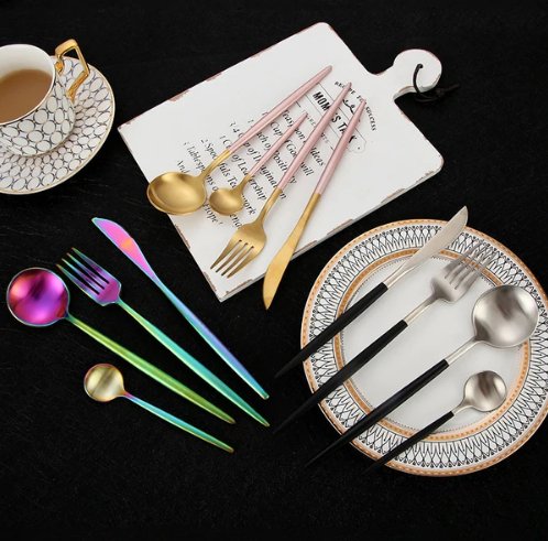 Premium Stainless Steel 24pc Cutlery Set