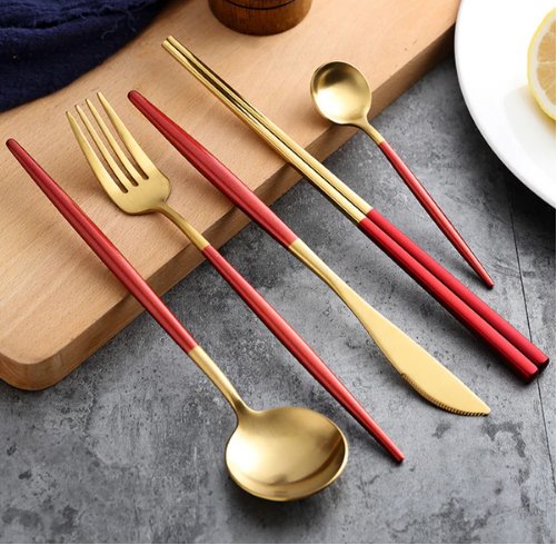 Premium Stainless Steel 24pc Cutlery Set