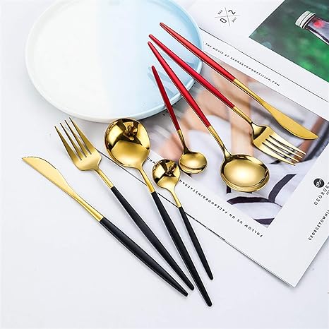 Premium Stainless Steel 24pc Cutlery Set