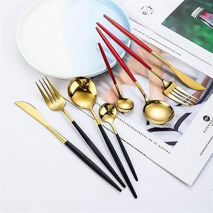 Premium Stainless Steel 24pc Cutlery Set
