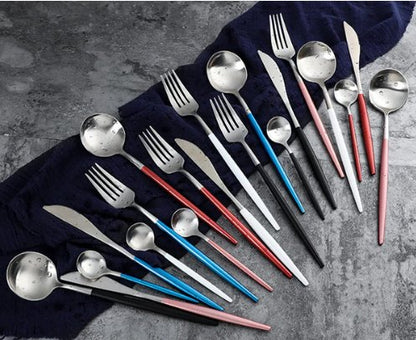 Premium Stainless Steel 24pc Cutlery Set