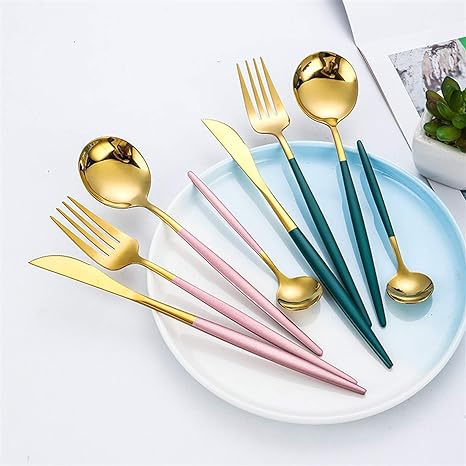 Premium Stainless Steel 24pc Cutlery Set