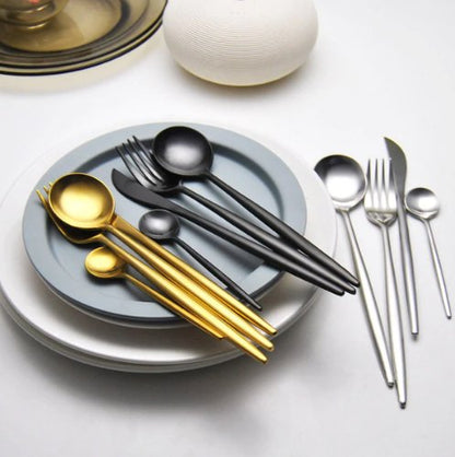 Premium Stainless Steel 24pc Cutlery Set