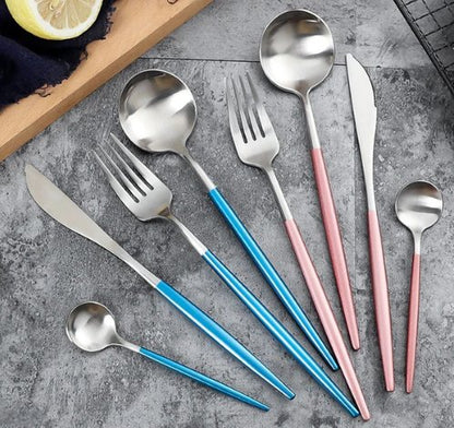 Premium Stainless Steel 24pc Cutlery Set