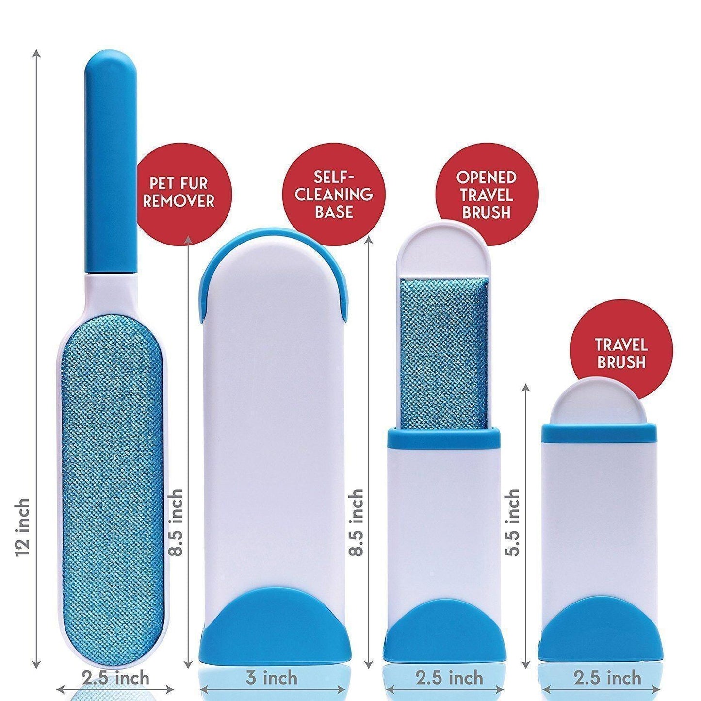 Pet Hair & Lint Removal Brush Tool