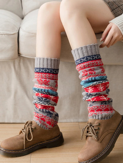 Soft Fleece Leg Warmers for Cold Weather