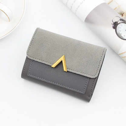 Slim Ladies Leather Card Wallet