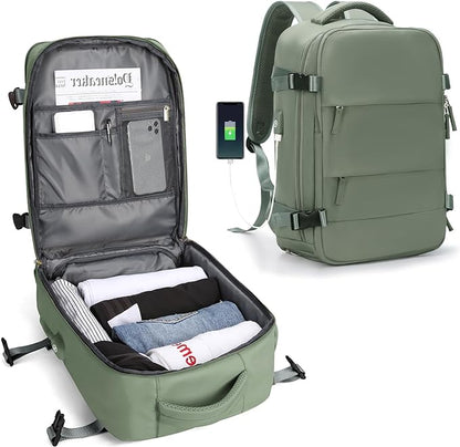 Tough Travel Backpack with USB Charger Port