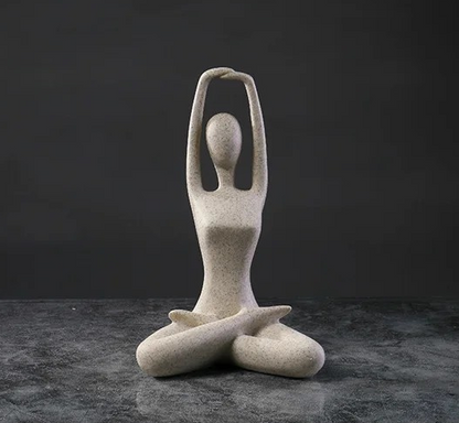 Serenity Female Yoga Figure - Elegant Home Decor Statue