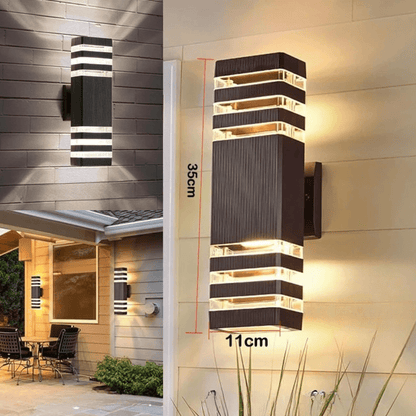 Outdoor LED Wall Lamp with Up Down Light Effect
