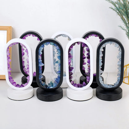 Purple Gemstone Table Lamp