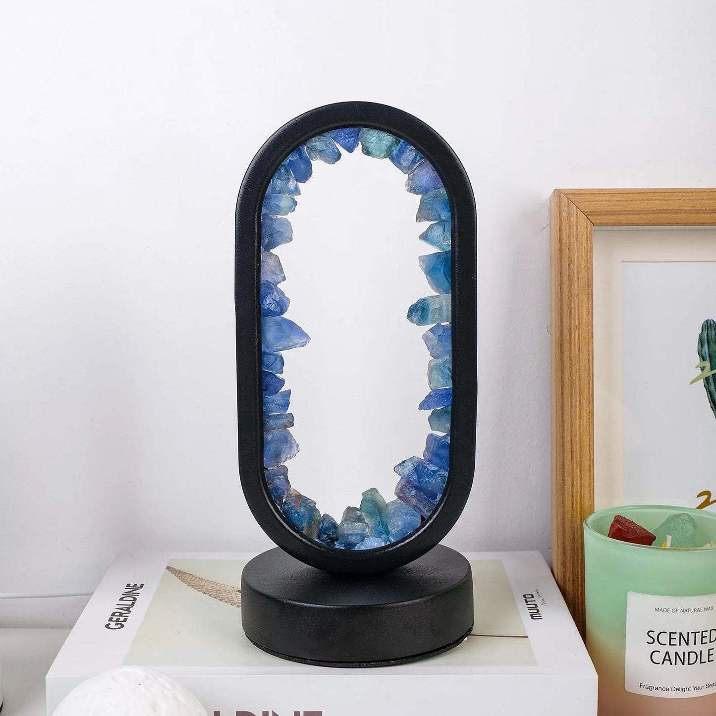 Purple Gemstone Table Lamp
