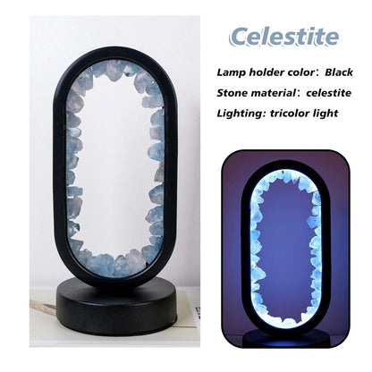 Purple Gemstone Table Lamp