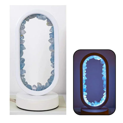 Purple Gemstone Table Lamp