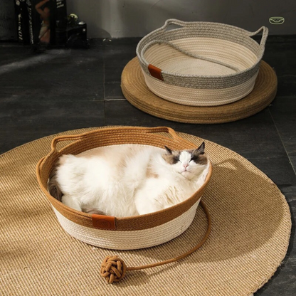 Comfy Feline Natural Fiber Pet Bed