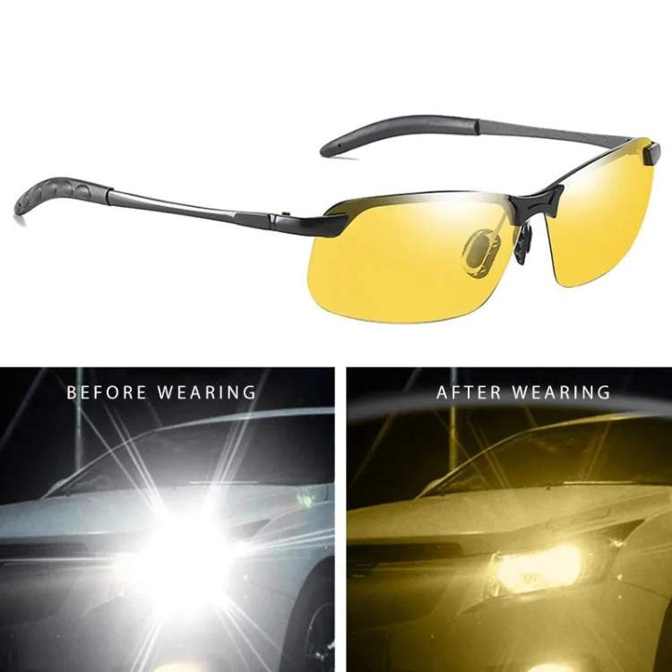 Anti Glare Night Vision Glasses with Yellow Lenses
