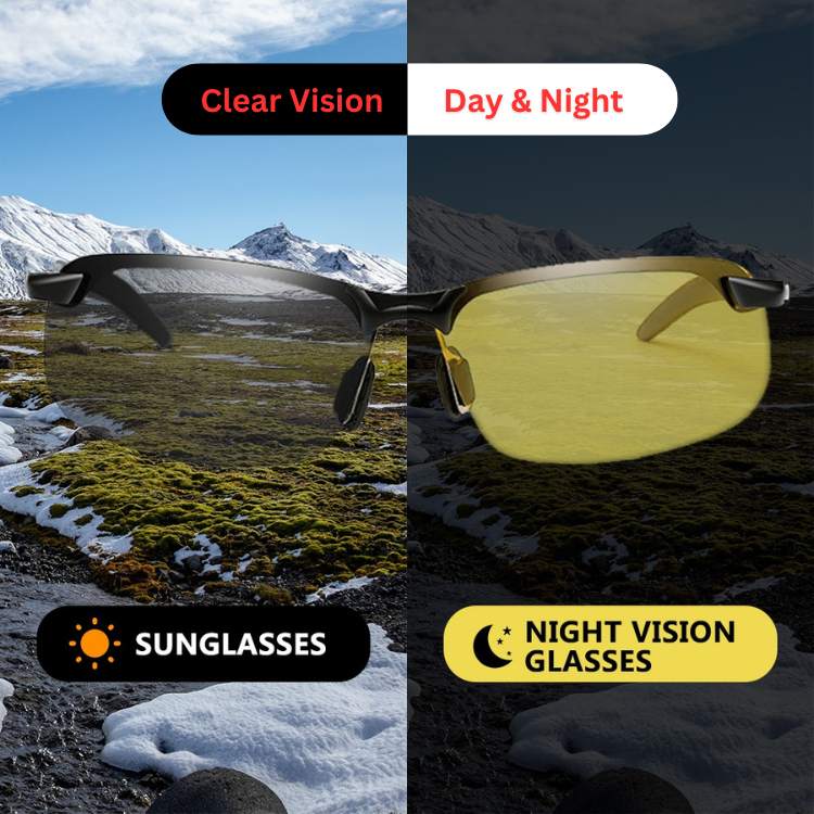 Anti Glare Night Vision Glasses with Yellow Lenses