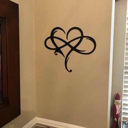 Romantic Metal Heart Wall Art