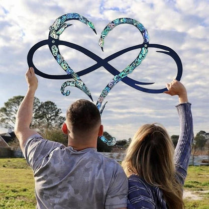 Romantic Metal Heart Wall Art