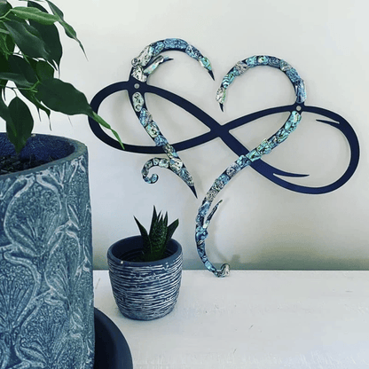 Romantic Metal Heart Wall Art