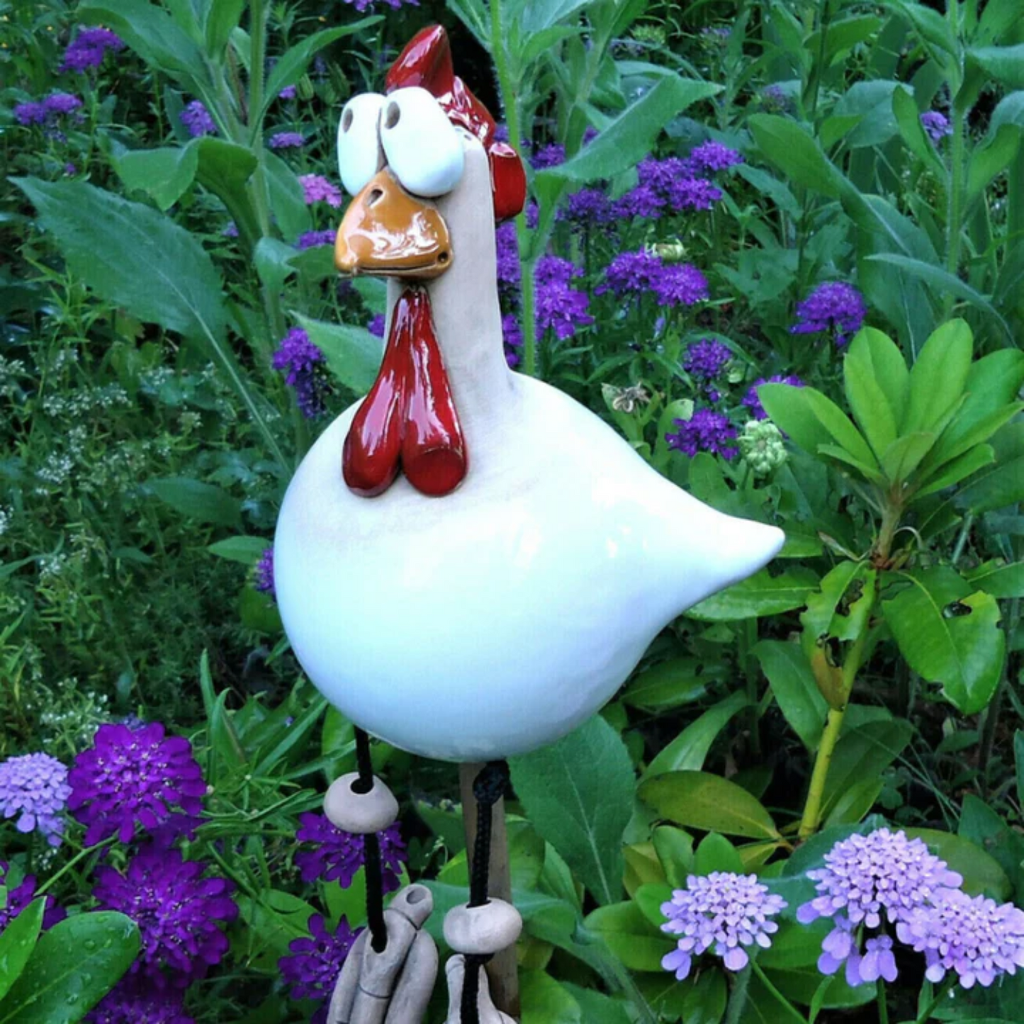 Fun Yard Chicken Outdoor Statue Decor