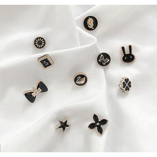 Easy Snap Fasteners - No Sew Button Clips (10 Pack) - Befez