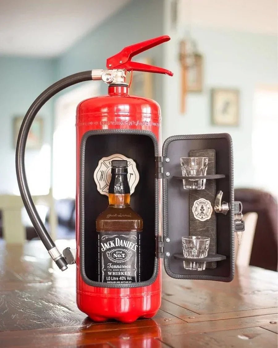 Secret Flask Fire Extinguisher Storage Container