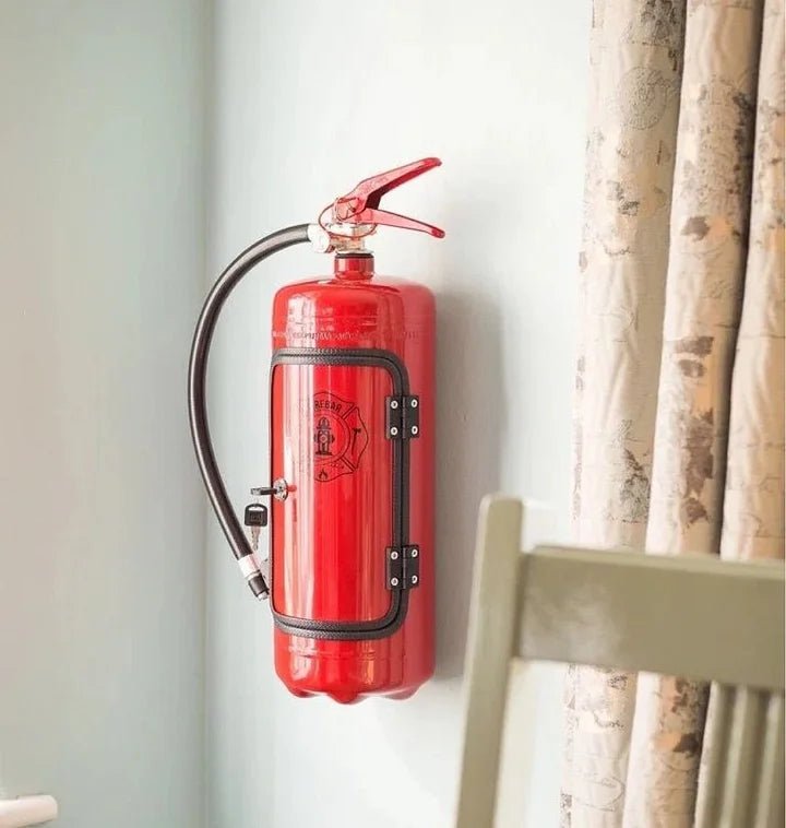 Secret Flask Fire Extinguisher Storage Container