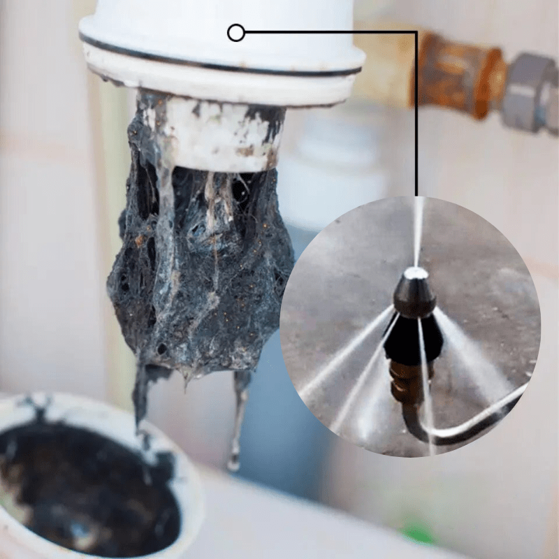 Befez | PipeClear Turbo – Heavy Duty Drain Cleaner Nozzle