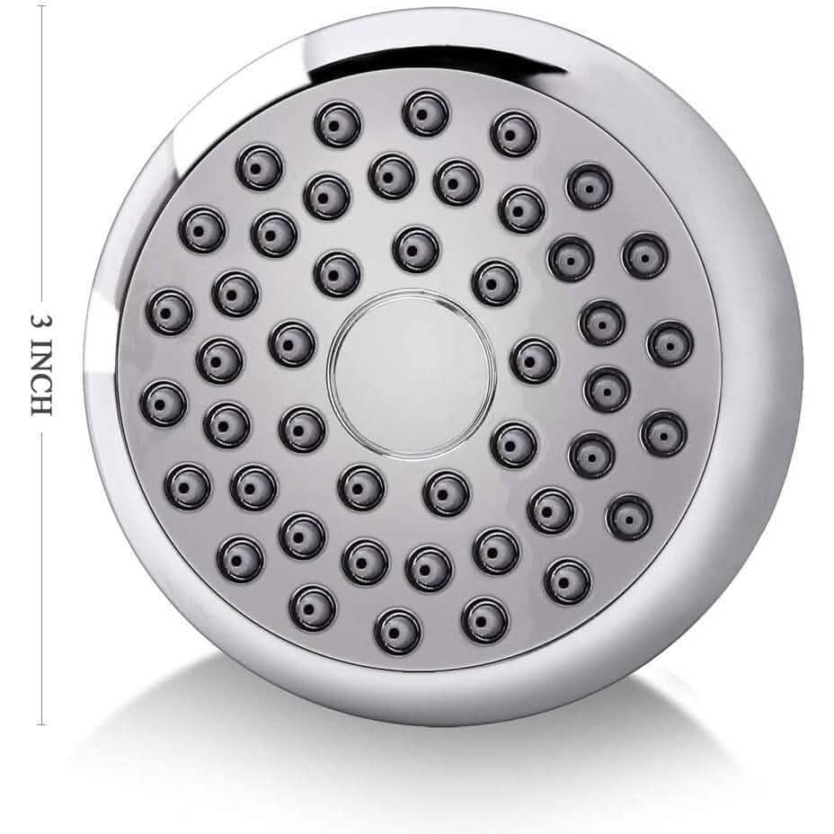 Powerful 3 Shower Head with Anti Clog Brass Fixing