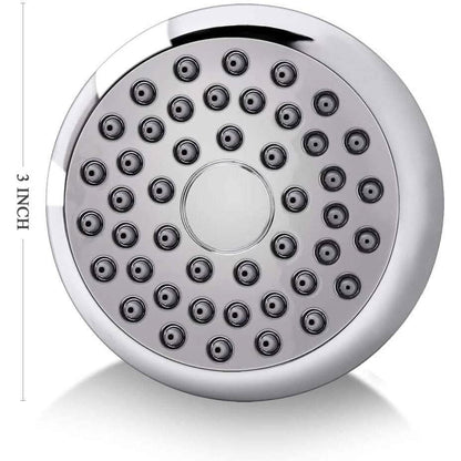 Powerful 3 Shower Head with Anti Clog Brass Fixing
