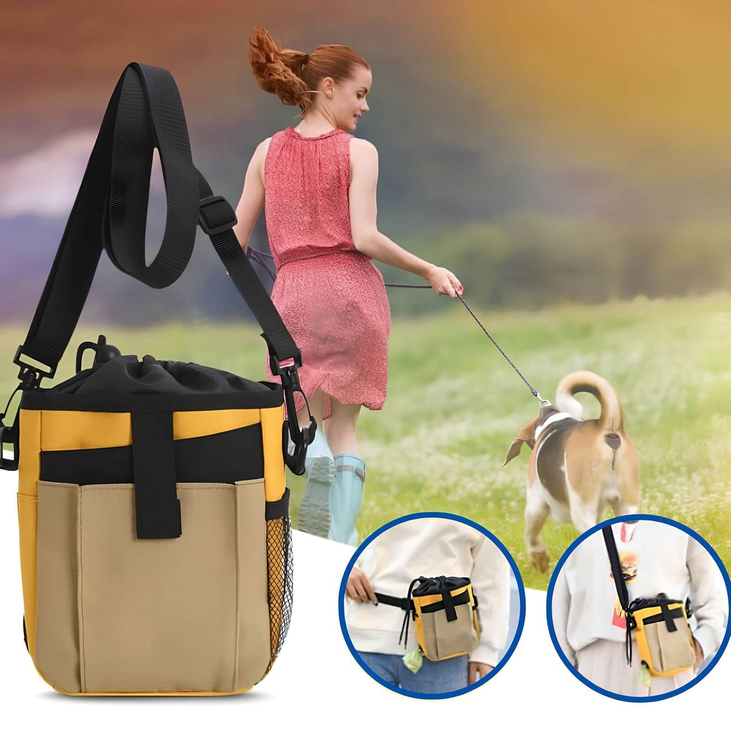 Small Dog Treat Training Pouch Bag