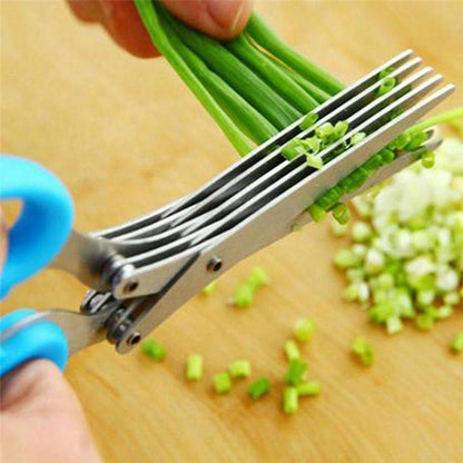 Sharp Kitchen Scissors - 5-in-1 Stainless Steel Cutters - Befez