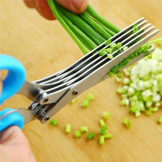 Sharp Kitchen Scissors - 5-in-1 Stainless Steel Cutters - Befez