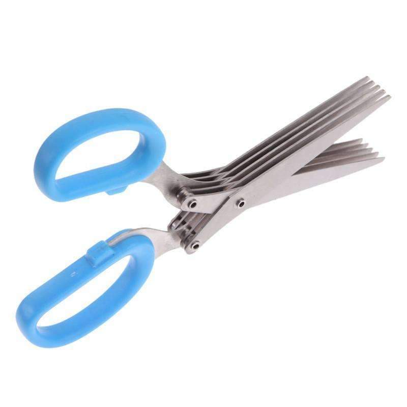 Sharp Kitchen Scissors - 5-in-1 Stainless Steel Cutters
