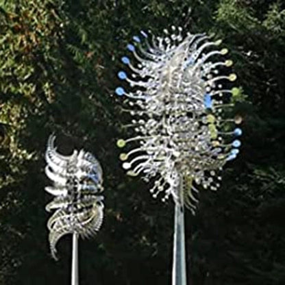 Decorative Metal Windmill Sculpture