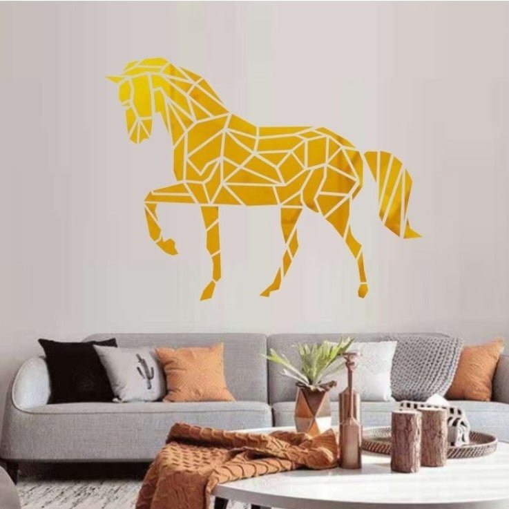 Elegant Horse Theme Wall Mirror