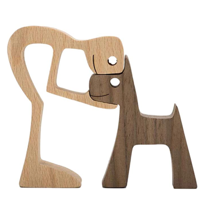 Unique Handcrafted Wood Decor Sculpture
