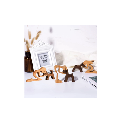 Unique Handcrafted Wood Decor Sculpture