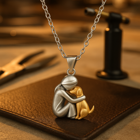 Beautiful Sterling Silver Drop Pendant Necklace - Befez