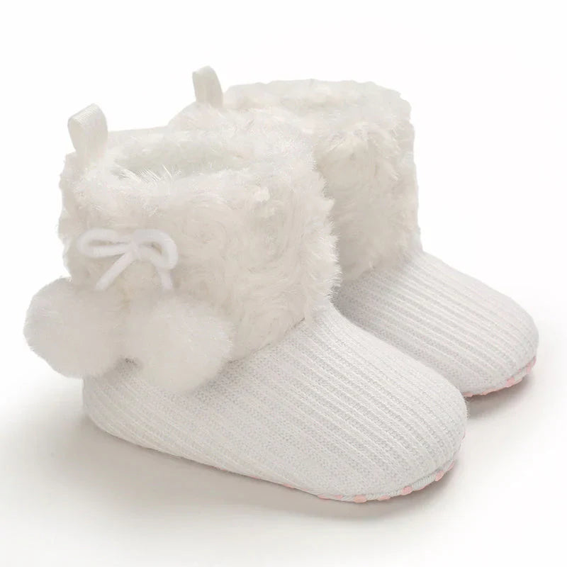 Cozy Baby Snow Boots - Soft Plush Non Slip Footwear