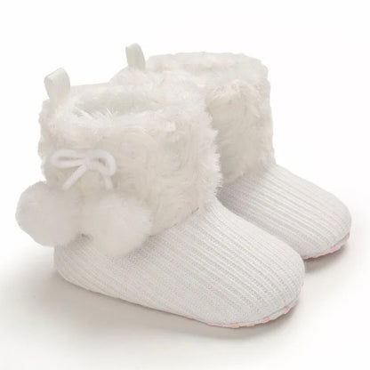 Cozy Baby Snow Boots - Soft Plush Non Slip Footwear