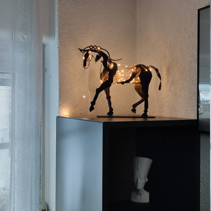 Unique Handcrafted Horse Decor Figurine