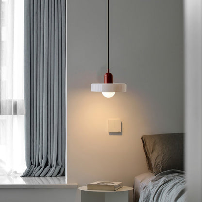 Vibrant Glass Hanging Lamp in Modern Style
