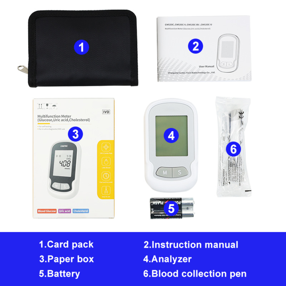 Accurate Home Cholesterol Test Kit Blood Checker