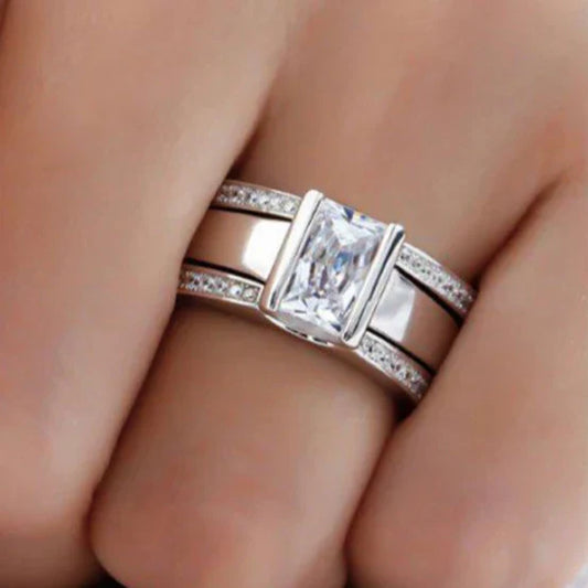Classic Shining Silver Band Ring - Befez