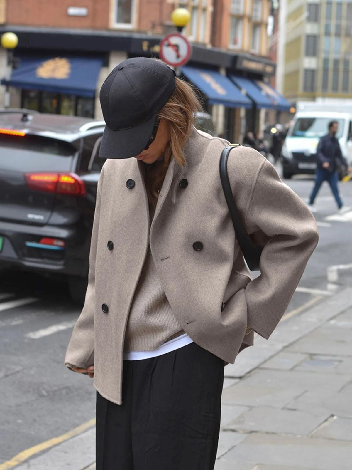 Relaxed Fit Women's Button Down Jacket