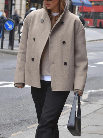 Relaxed Fit Women's Button Down Jacket
