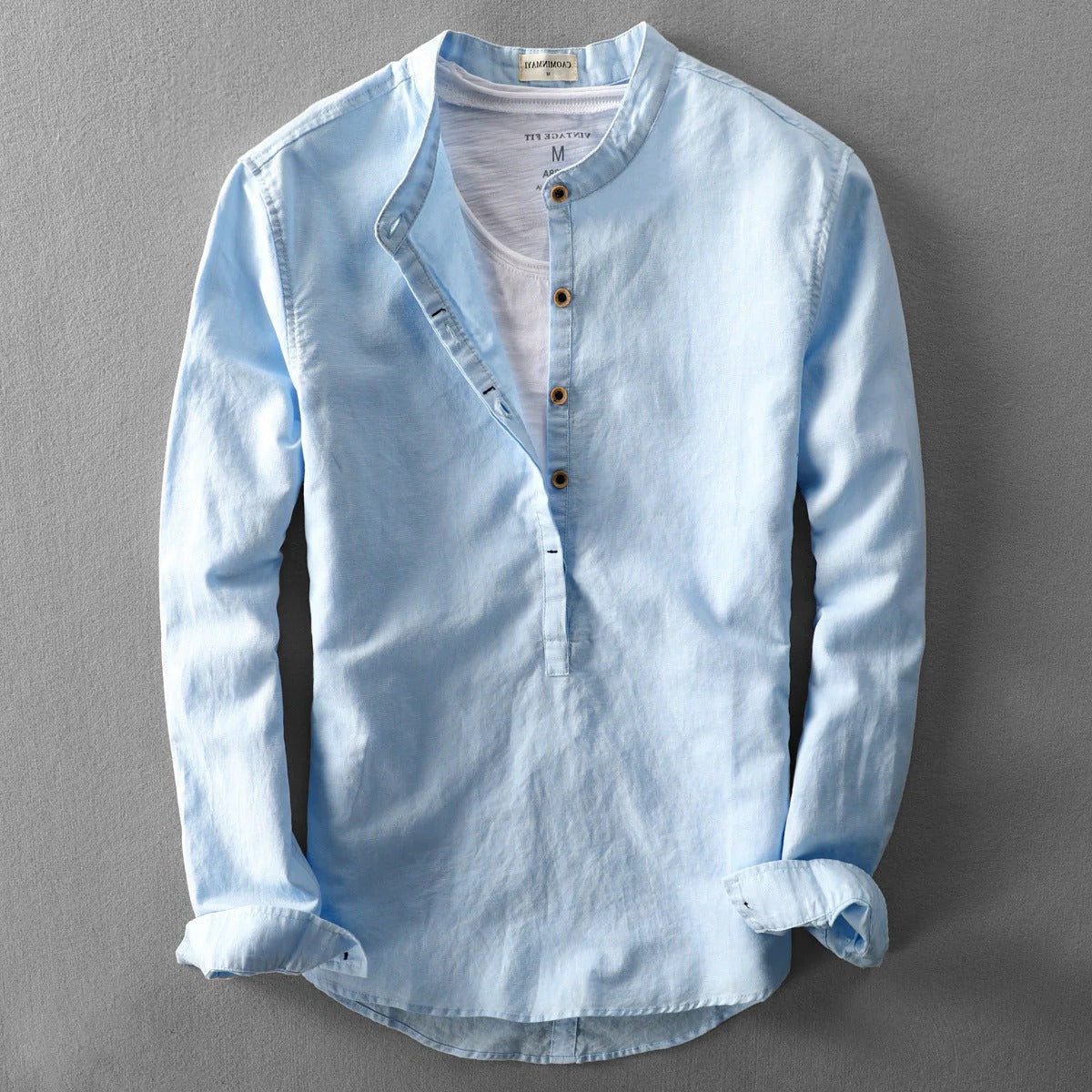 Relaxed Fit Cotton Dress Shirt - Befez